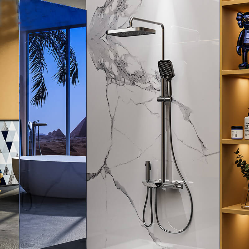 XYlivingstore Luxury Shower System with Independent Controls | Temperature Display